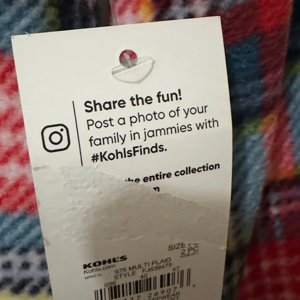 Jammies For Your Families | NWT Red Plaid Flannel Fleece Pajama Set (size S) - Picture 12 of 12